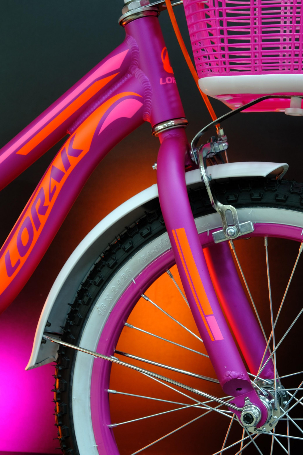 LORAK JUNIOR 18 Girl Doll Матовый Фиолетовый/Оранжевый