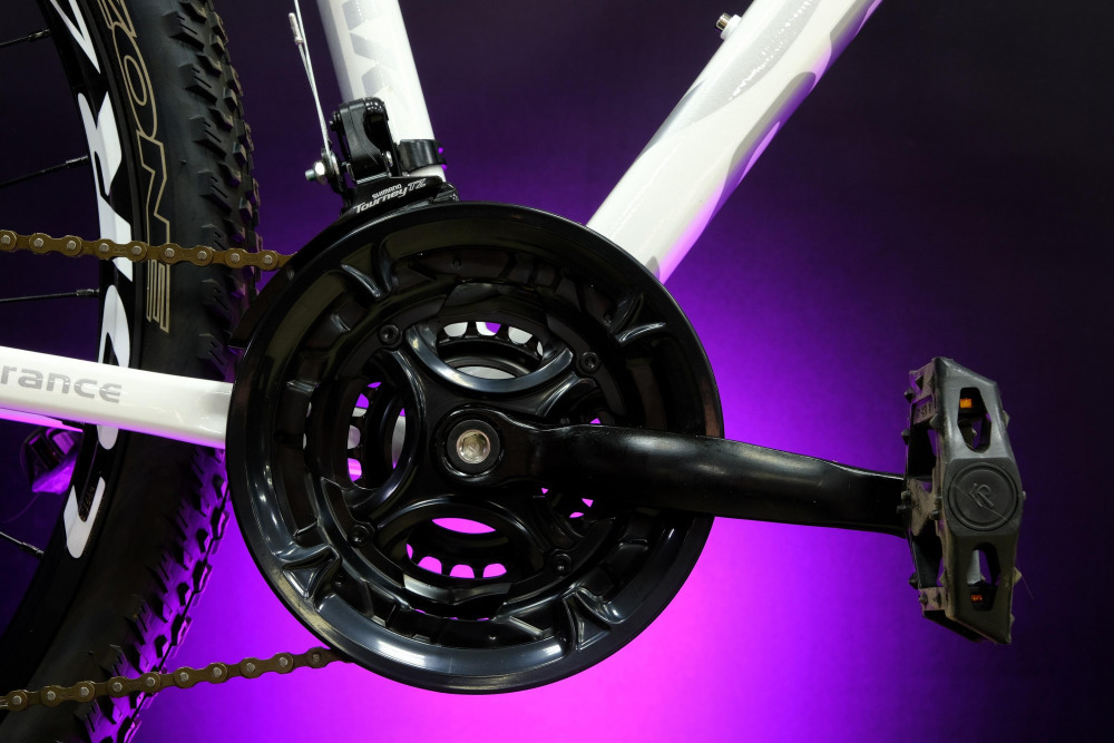 Lorak Glory 100 HD 27.5 Белый/Фиолетовый рама 19 (на рост 171-182)