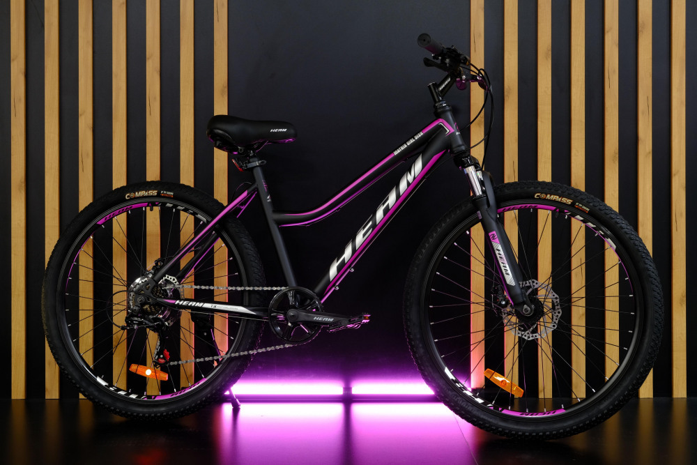 HEAM MATRIX 26 GIRL DISK Матовый Чёрный/Розовый рама 19 (на рост 171-182)